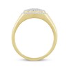 Thumbnail Image 2 of Men's Diamond Square Ring 1/4 ct tw 10K Yellow Gold