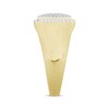 Thumbnail Image 3 of Men's Diamond Square Ring 1/4 ct tw 10K Yellow Gold