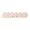 Thumbnail Image 1 of Diamond Stacking Ring 1/10 ct tw Round-cut 10K Rose Gold