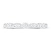 Thumbnail Image 1 of Diamond Stacking Ring 1/8 ct tw Round-cut 10K White Gold