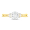Thumbnail Image 2 of Diamond Fashion Ring 1/5 ct tw Round-cut 10K Yellow Gold
