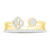 Thumbnail Image 2 of Diamond Fashion Ring 1/4 ct tw Round-cut 10K Yellow Gold