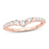 Thumbnail Image 1 of Adore Diamond Contour Ring 1/2 ct tw Round-cut 14K Rose Gold