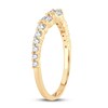 Thumbnail Image 1 of Diamond Contour Ring 1/2 ct tw Round-cut 14K Yellow Gold
