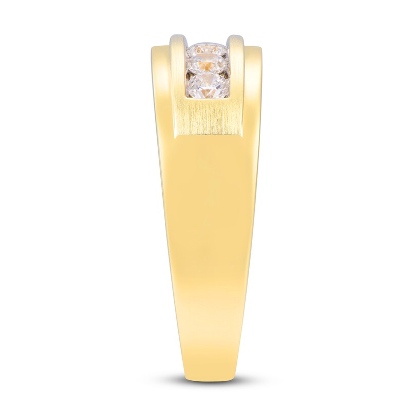 Men's Diamond Ring 1/2 ct tw Round-cut 10K Yellow Gold