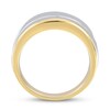 Men's Diamond ring 1/2 ct tw Round-cut 10K Two-Tone Gold