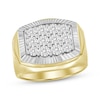 Thumbnail Image 1 of Men's Diamond Ring 1/2 ct tw Round-cut 10K Two-Tone Gold
