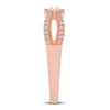 Stackable Diamond Ring 1/5 ct tw Round-Cut 10K Rose Gold