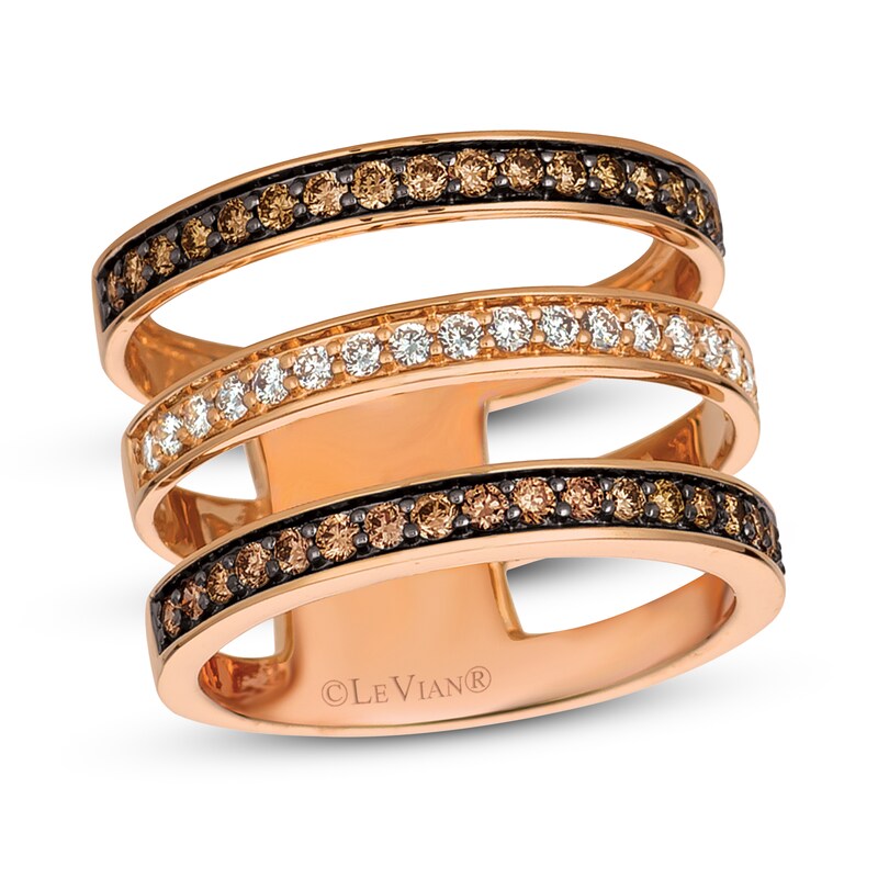 Le Vian Chocolatier Diamond Ring 3/4 ct tw 14K Strawberry Gold