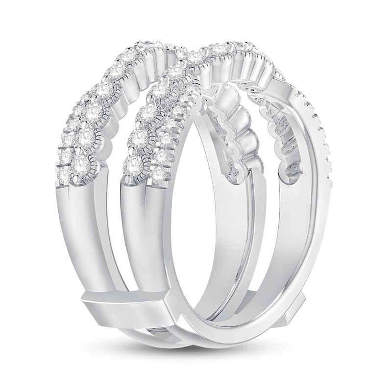Main Image 2 of Adore Diamond Enhancer Band 5/8 ct tw Round-Cut 14K White Gold