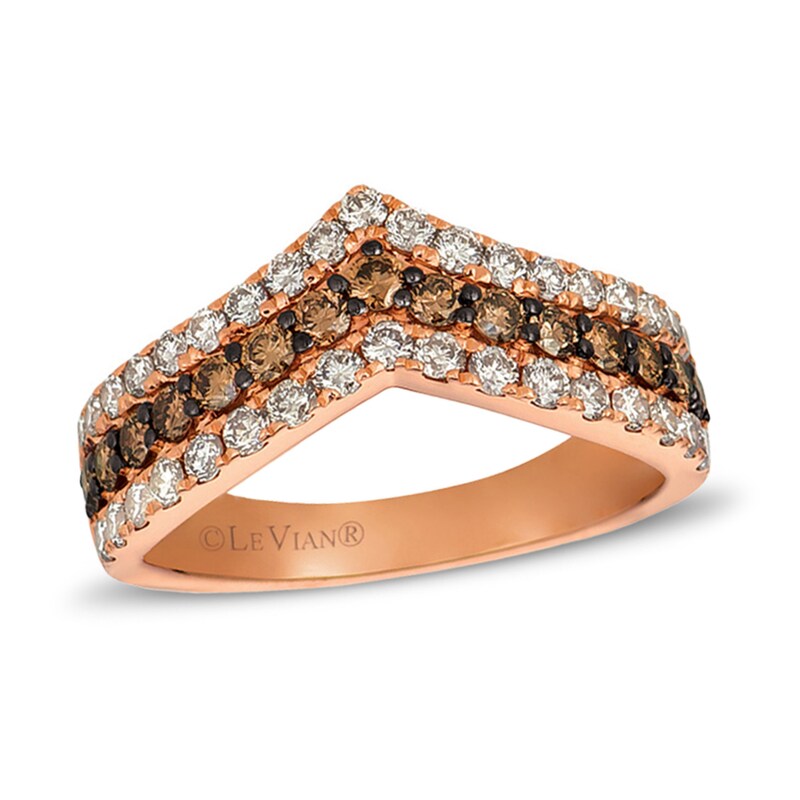 Le Vian Diamond Ring 1-1/8 ct tw 14K Strawberry Gold