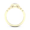 Thumbnail Image 1 of Diamond Ring 1/3 ct tw Princess & Round-Cut 10K Yellow Gold