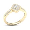 Thumbnail Image 3 of Diamond Ring 1/3 ct tw Princess & Round-Cut 10K Yellow Gold