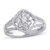 Thumbnail Image 0 of Diamond Ring 1/2 ct tw Round-cut 10K White Gold