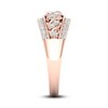 Thumbnail Image 3 of Diamond Ring 1/2 ct tw Round-cut 10K Rose Gold