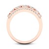 Thumbnail Image 4 of Diamond Ring 1/2 ct tw Round-cut 10K Rose Gold