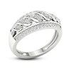 Diamond Ring 1/2 ct tw Round-cut 10K White Gold