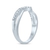 Thumbnail Image 1 of Diamond Contour Ring 1/4 ct tw Round-cut 14K White Gold