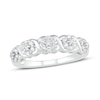 Thumbnail Image 1 of Diamond Fashion Ring 1/2 ct tw Round-Cut 10K White Gold