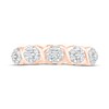 Thumbnail Image 2 of Diamond Fashion Ring 1/2 ct tw Round-Cut 10K Rose Gold