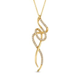 Le Vian Diamond Necklace 1/3 ct tw 14K Honey Gold 18&quot;