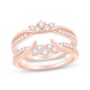 Thumbnail Image 0 of Diamond Enhancer Ring 1/2 ct tw Round-cut 14K Rose Gold