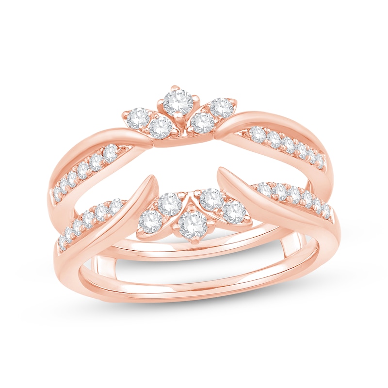 Diamond Enhancer Ring 1/2 ct tw Round-cut 14K Rose Gold