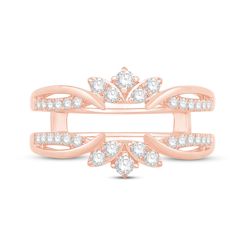 Diamond Enhancer Ring 1/2 ct tw Round-cut 14K Rose Gold