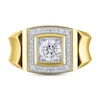 Men's Lab-Created Diamonds by KAY Square Ring 1 ct tw 14K Yellow Gold