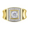 Men's Lab-Created Diamonds by KAY Square Ring 1 ct tw 14K Yellow Gold