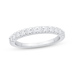 Diamond Anniversary Ring 1/2 ct tw Round-cut Platinum