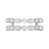 Thumbnail Image 2 of Neil Lane Diamond Enhancer Ring 3/4 ct tw Round & Marquise-cut 14K White Gold