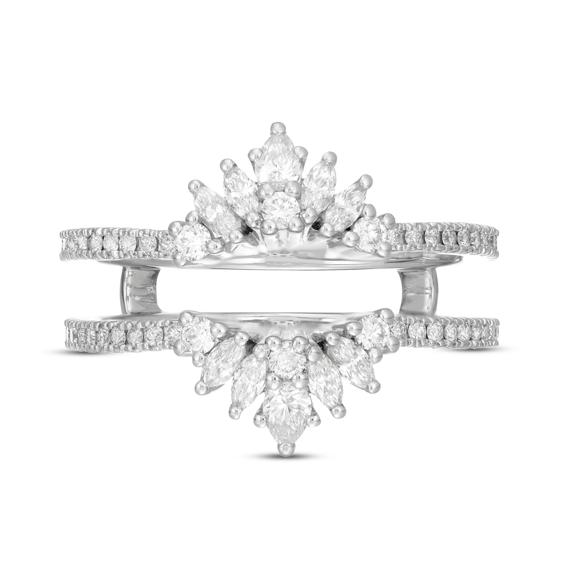 Neil Lane Diamond Enhancer Ring 3/4 ct tw Round, Marquise & Pear-Shaped 14K White Gold