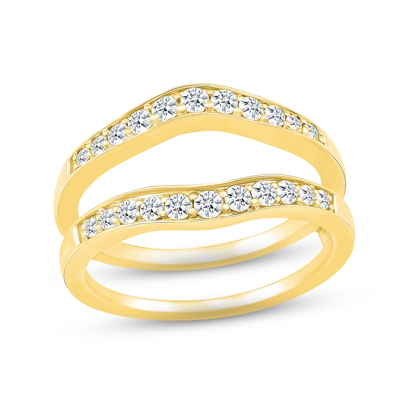 Main Image 1 of Diamond Enhancer Ring 1/2 ct tw Round-cut 10K Yellow Gold