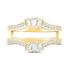 Thumbnail Image 2 of Adore Diamond Enhancer Ring 1/3 ct tw Baguette & Round-cut 10K Yellow Gold