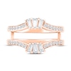 Thumbnail Image 2 of Adore Diamond Enhancer Ring 1/3 ct tw Baguette & Round-cut 10K Rose Gold
