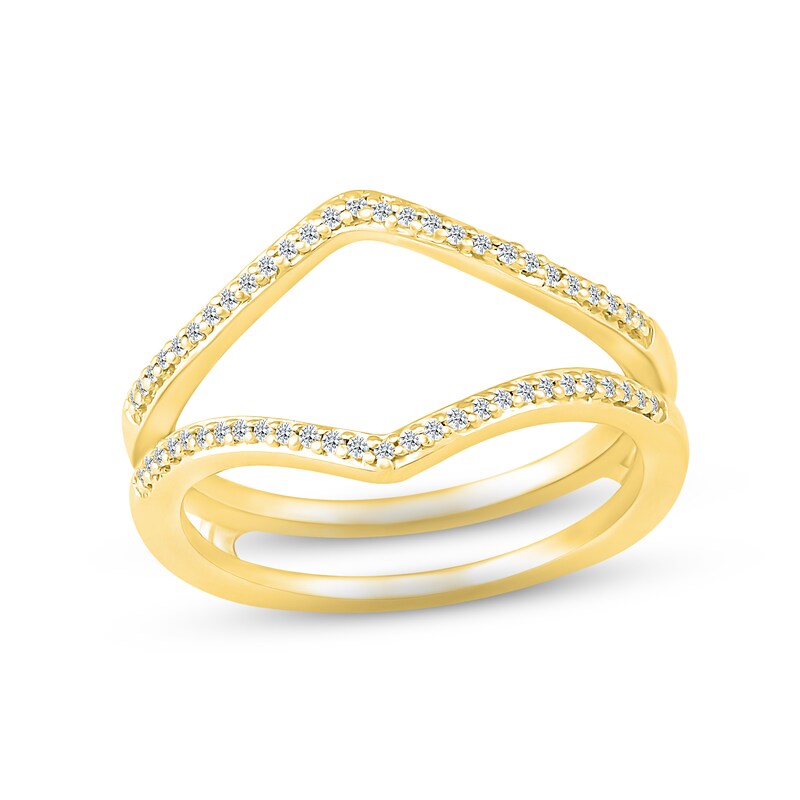 Main Image 1 of Adore Diamond Enhancer Ring 1/6 ct tw Round-cut 10K Yellow Gold