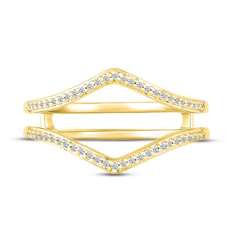 Main Image 2 of Adore Diamond Enhancer Ring 1/6 ct tw Round-cut 10K Yellow Gold