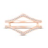 Thumbnail Image 2 of Adore Diamond Enhancer Ring 1/6 ct tw Round-cut 10K Rose Gold