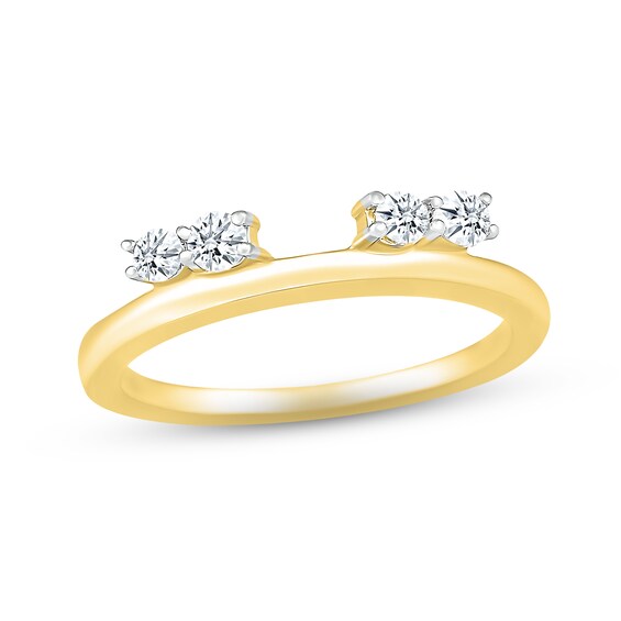 Adore Diamond Enhancer Ring 1/4 ct tw Round-cut 10K Yellow Gold