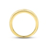 Thumbnail Image 2 of Adore Men's Diamond Wedding Band 1/8 ct tw Round-cut 10K Yellow Gold
