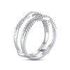 Thumbnail Image 2 of Adore Diamond Insert Ring 1/3 ct tw Round-cut 14K White Gold