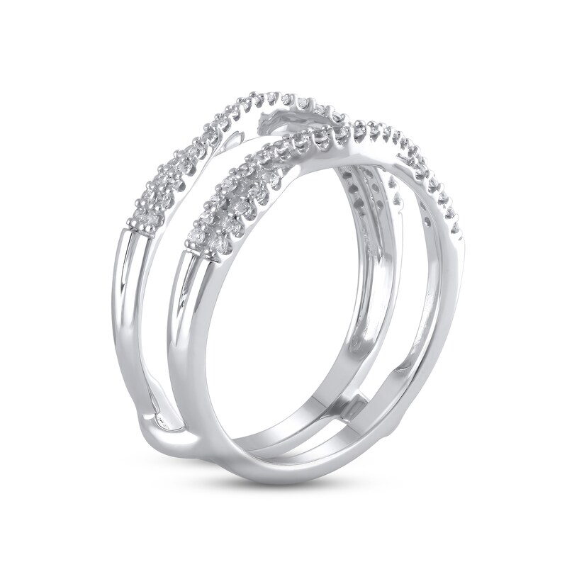 Main Image 2 of Adore Diamond Insert Ring 1/3 ct tw Round-cut 14K White Gold