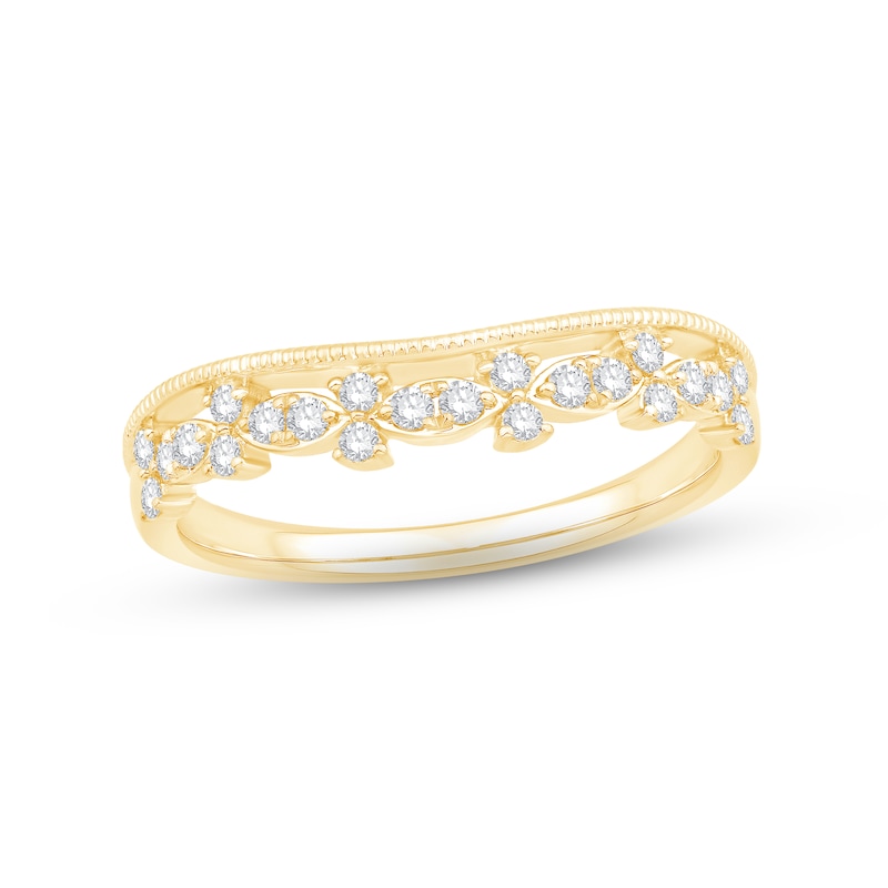 Main Image 1 of Diamond Enhancer Ring 1/4 ct tw Round-cut 14K Yellow Gold