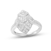 Thumbnail Image 0 of Diamond Ring 3/8 ct tw Round-cut Sterling Silver