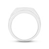 Thumbnail Image 3 of Adore Men's Diamond Wedding Band 3/8 ct tw Square-cut 10K White Gold