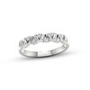 Thumbnail Image 1 of Diamond Ring 1/3 ct tw Baguette & Round-cut Sterling Silver