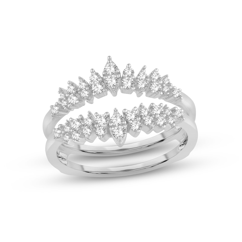 Main Image 1 of Diamond Enhancer Ring 1/2 ct tw Round-cut 14K White Gold