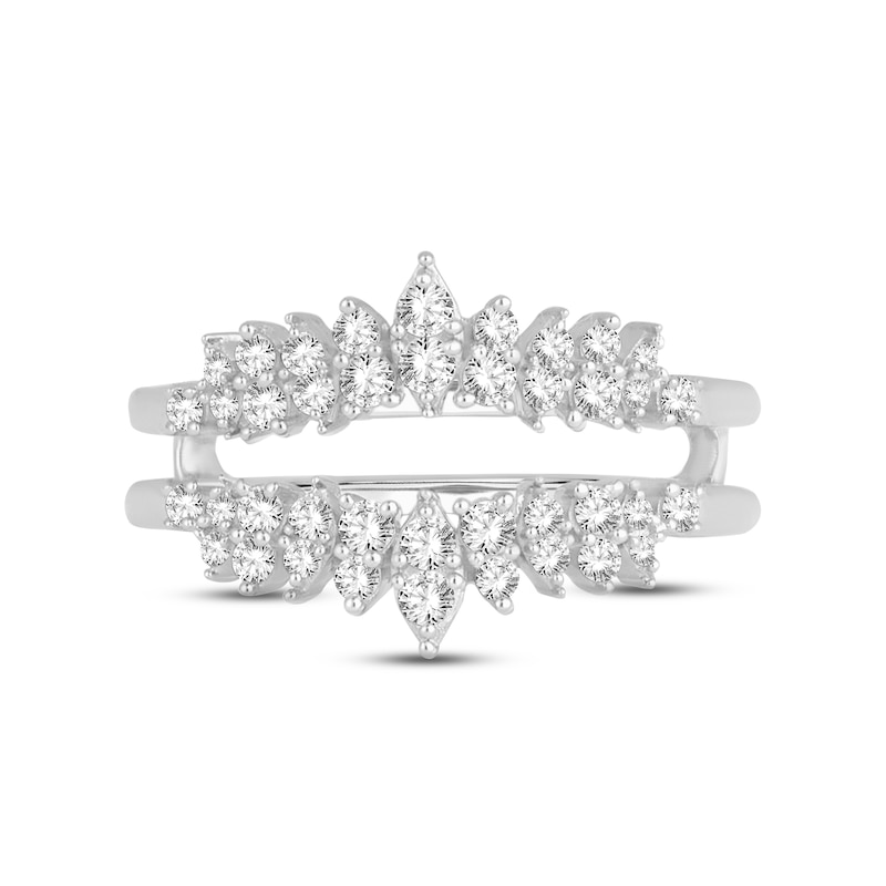 Main Image 3 of Diamond Enhancer Ring 1/2 ct tw Round-cut 14K White Gold