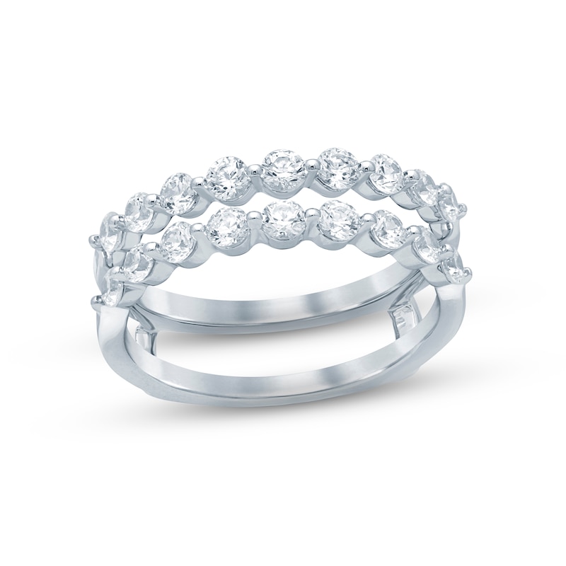 Main Image 1 of Diamond Enhancer Ring 1 ct tw Round-cut 14K White Gold